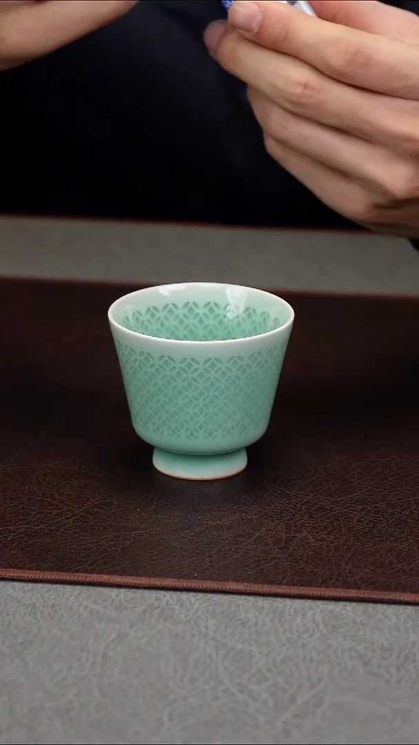 青瓷手工茶器包邮
