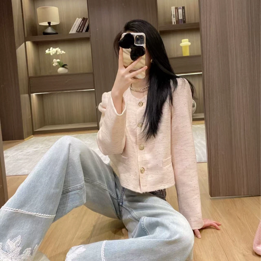 630粉色UF小香外套