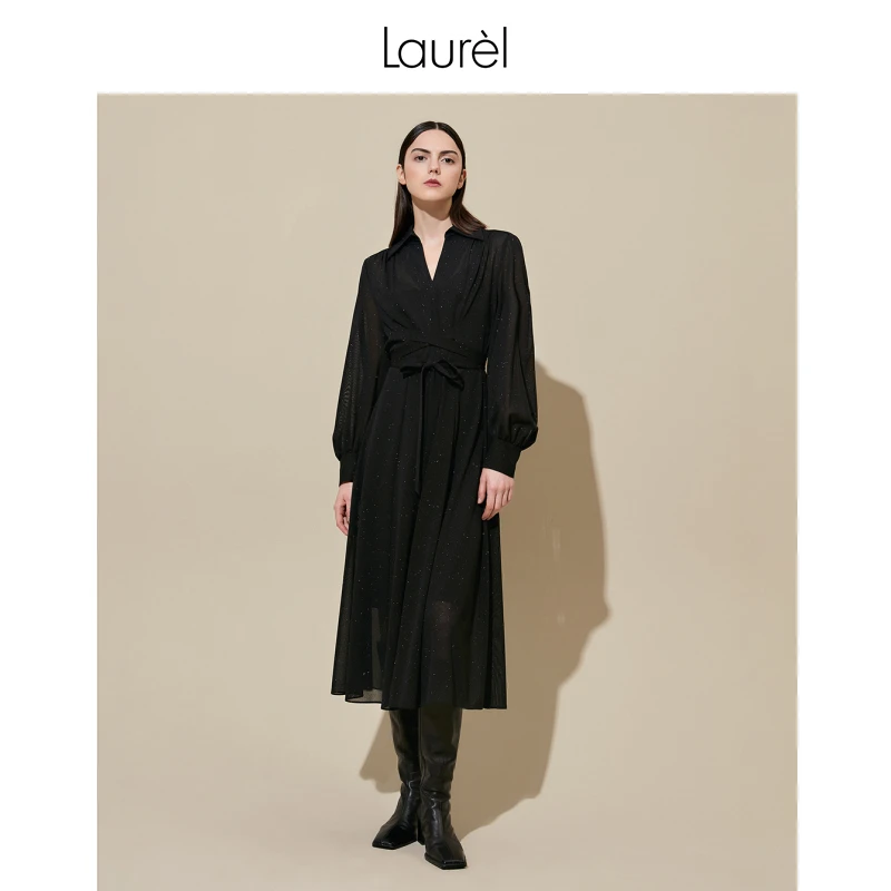 Laurel 显瘦长款连衣裙女 LWD356Y084DX