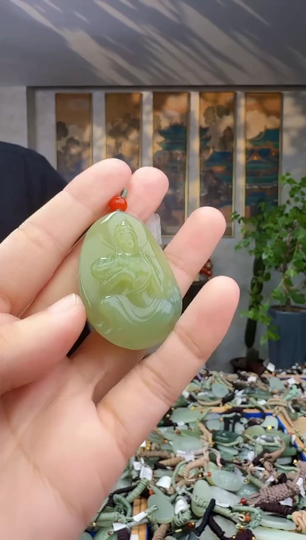 未镶嵌和田玉挂件拍一发一