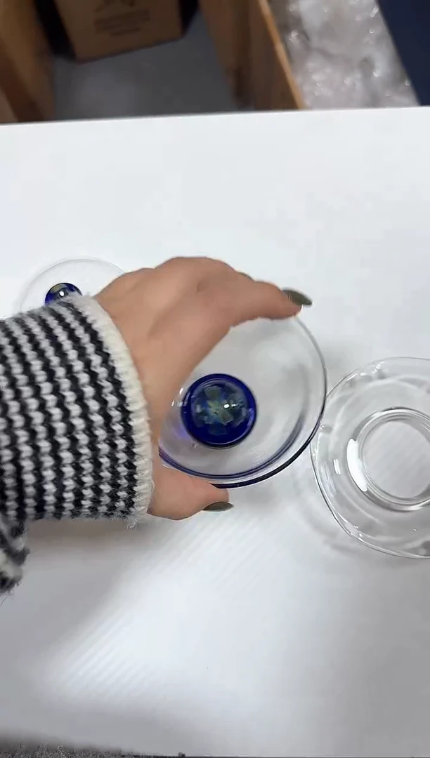 蓝花盖碗580