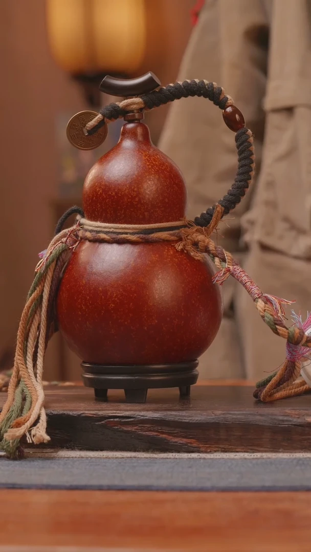 1864号精品大漆葫芦防腐防渗装水茶酒