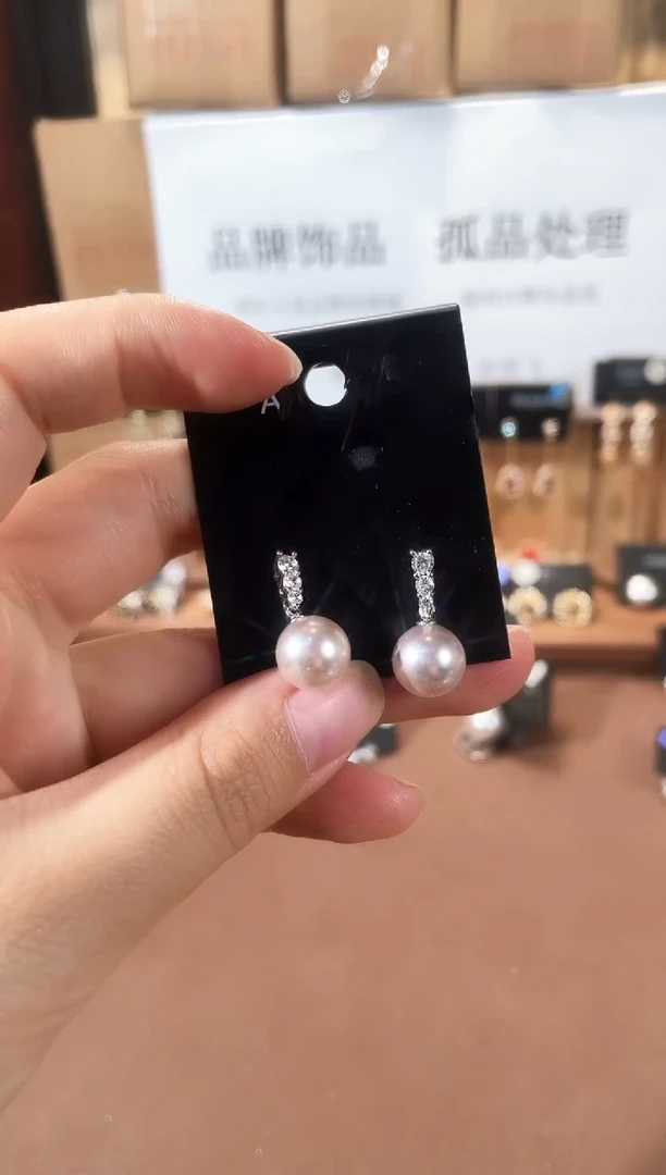 合金925银锆石豆409