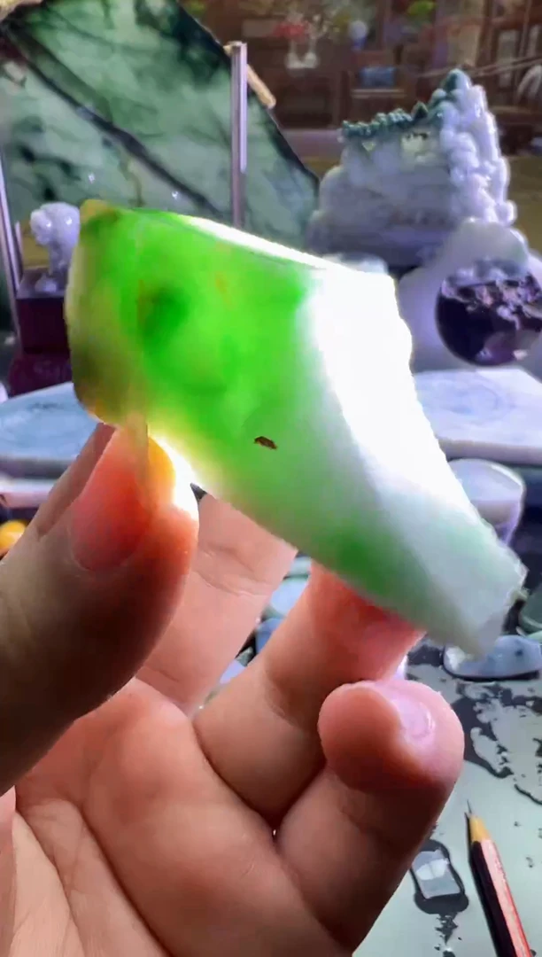 未镶嵌挂件翡翠天然缅甸翡翠A货