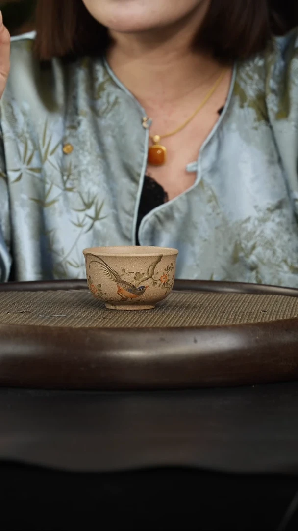 茶壶紫砂老段泥 主人杯 80cc左右