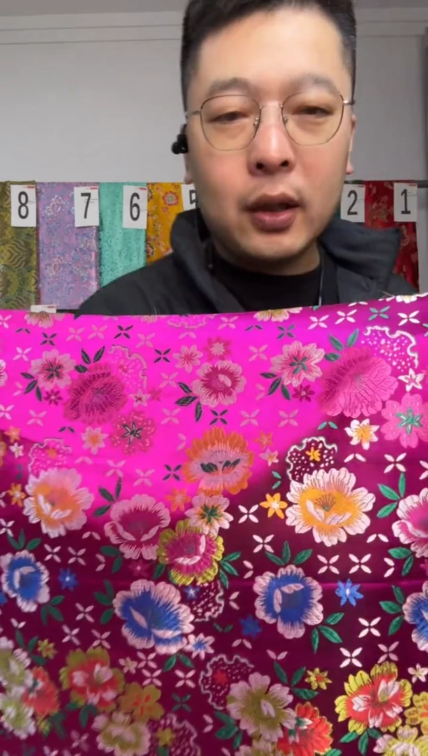 混纺织锦缎 长度60