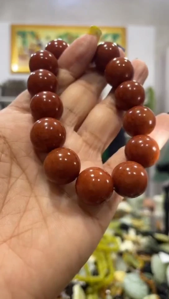 未镶嵌岫玉手串