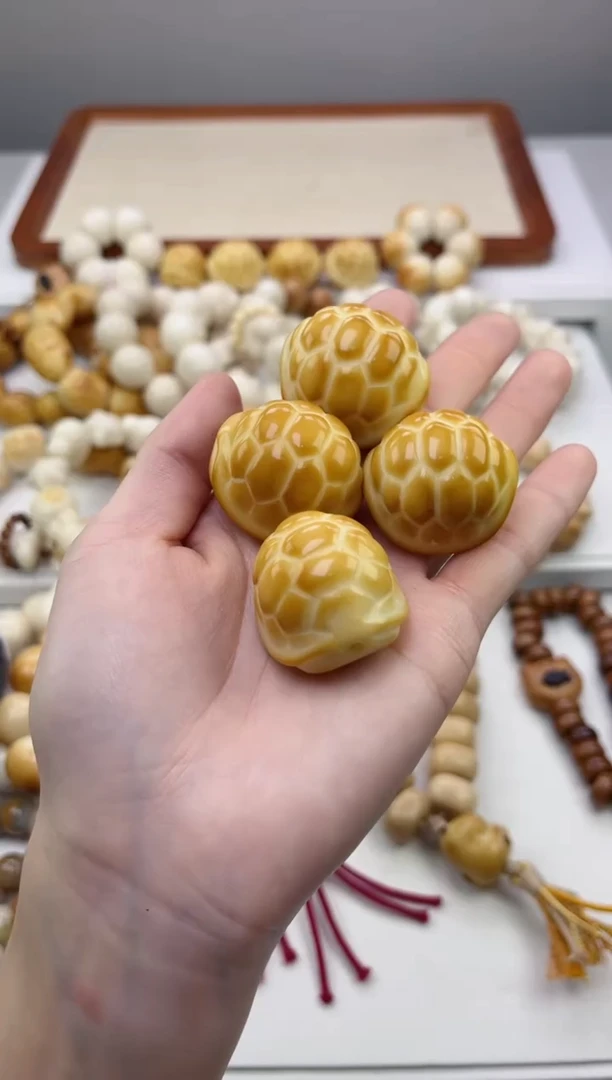 手串菩提根/象牙果象牙果富甲天下30mm+单颗