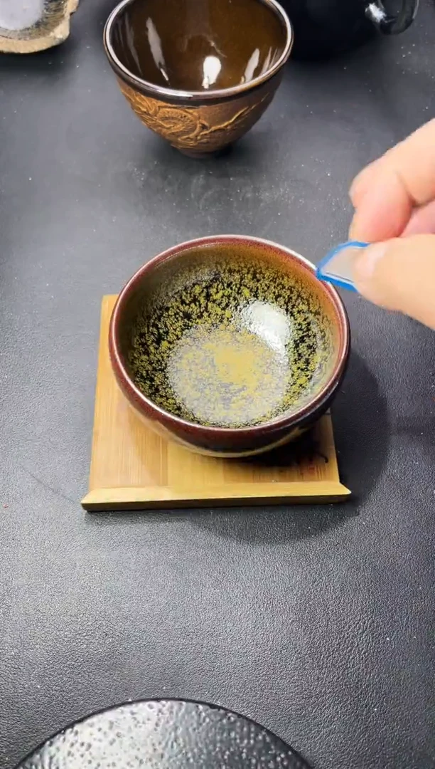 茶盏72  叶紫建盏