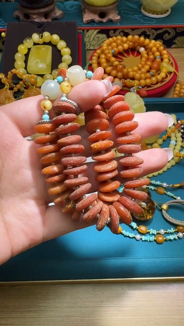 手链琥珀未镶嵌多样性发一件 089