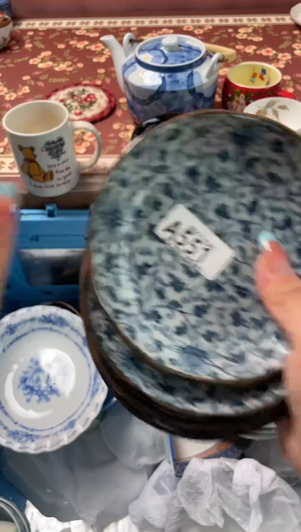 瓷片蓝*儿瓷器瓷器A551