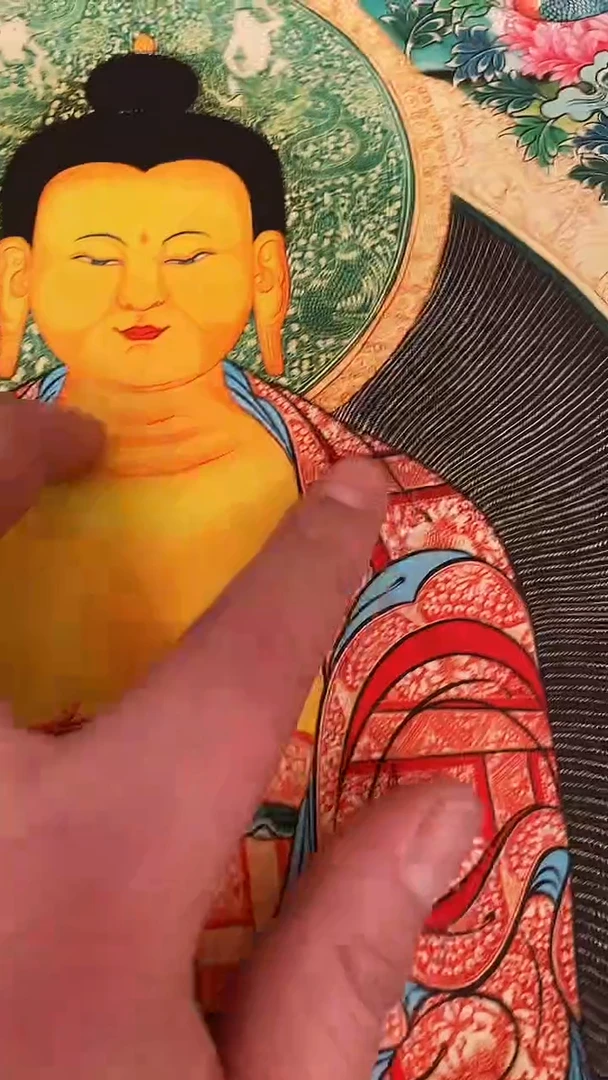 装裱画精美唐卡tk16046