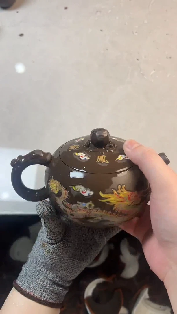 500毫升变色龙把大西施瑕疵壶不退不换