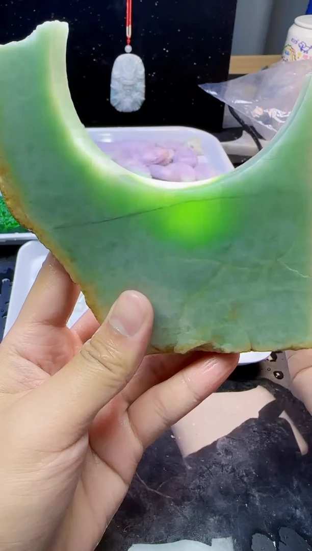 颈饰未镶嵌翡翠鑫*?070天然A货翡翠