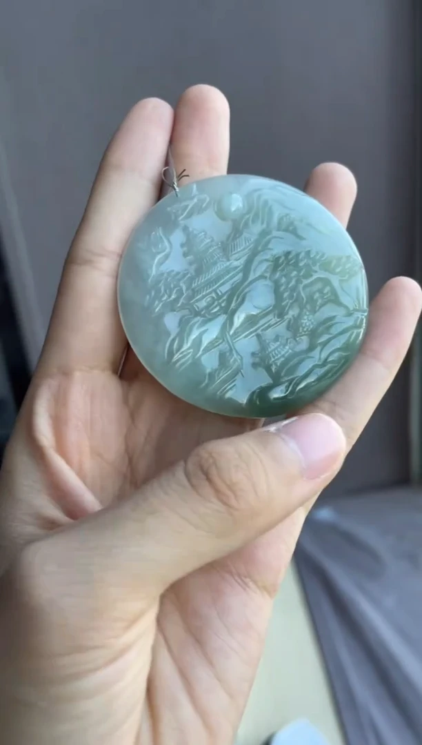 吊坠(赠链)未镶嵌翡翠天然缅甸A货翡翠