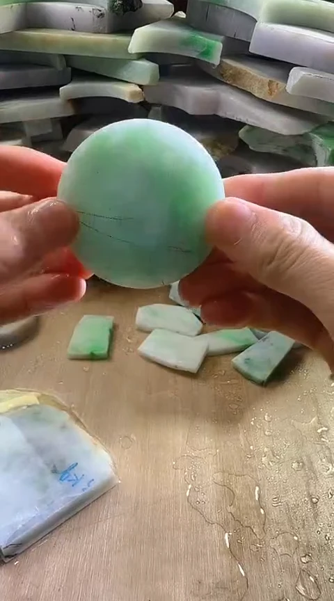 裸石翡翠缅甸翡翠A货花126
