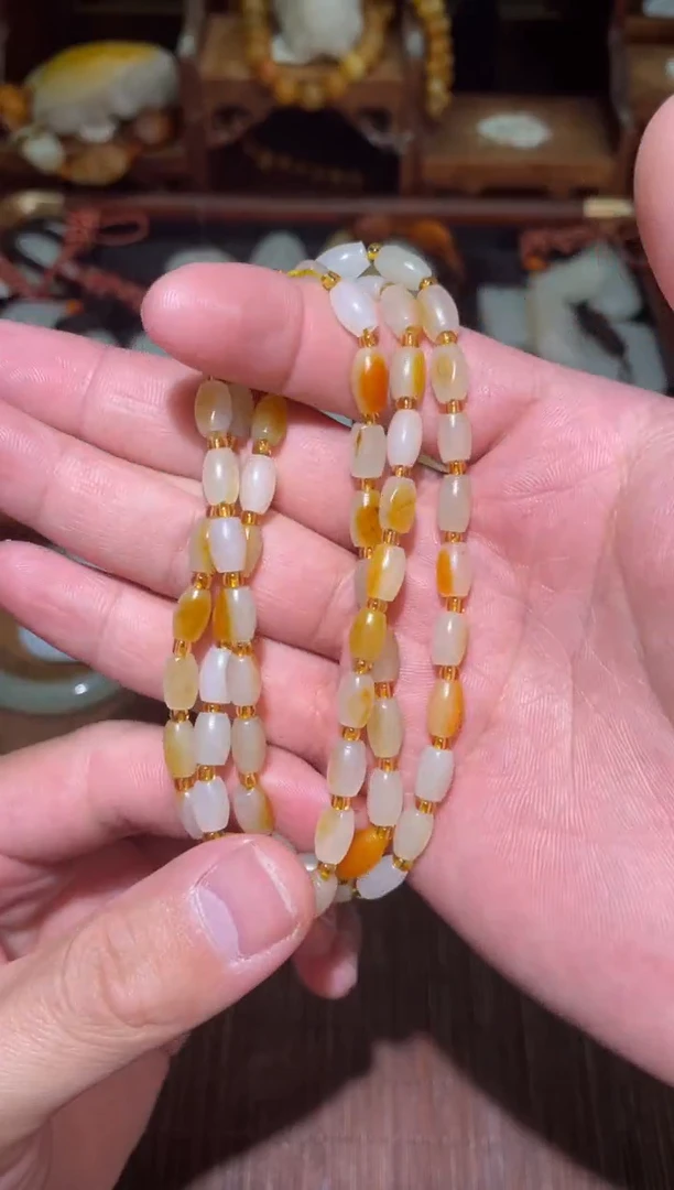 颈饰未镶嵌和田玉链子多样性任选其一发货