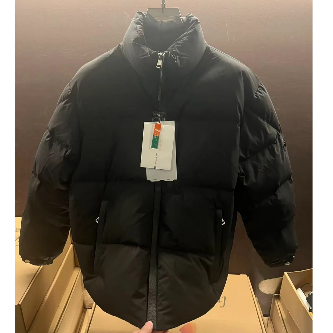 L23【2469】男士立领保暖羽绒服冬季2025新款潮时尚轻薄白鸭绒外套