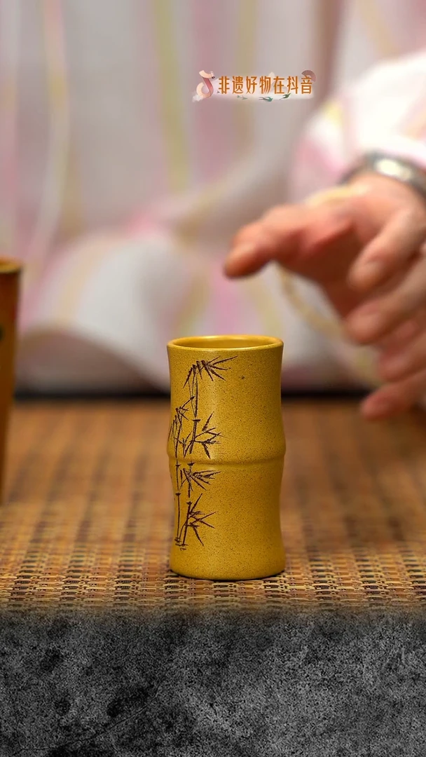 茶壶紫砂紫砂 宜兴紫砂  竹节杯