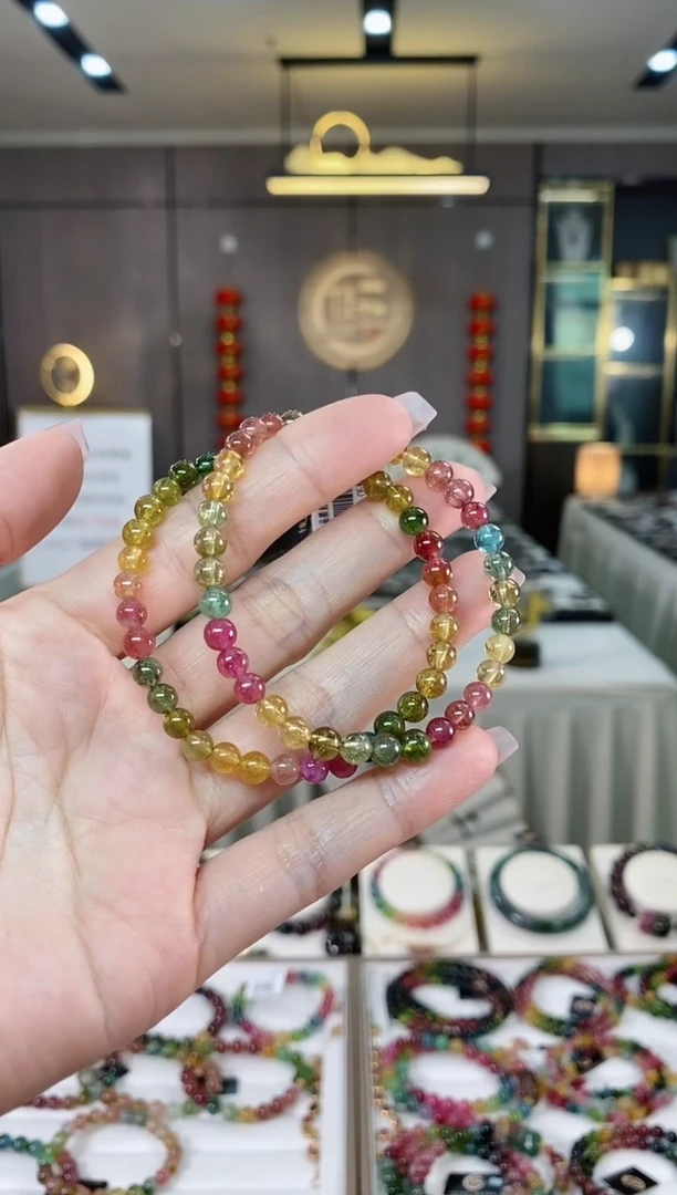 【闪购商品】碧玺单圈手串5mm+未镶嵌（多样性发一条 ) hon