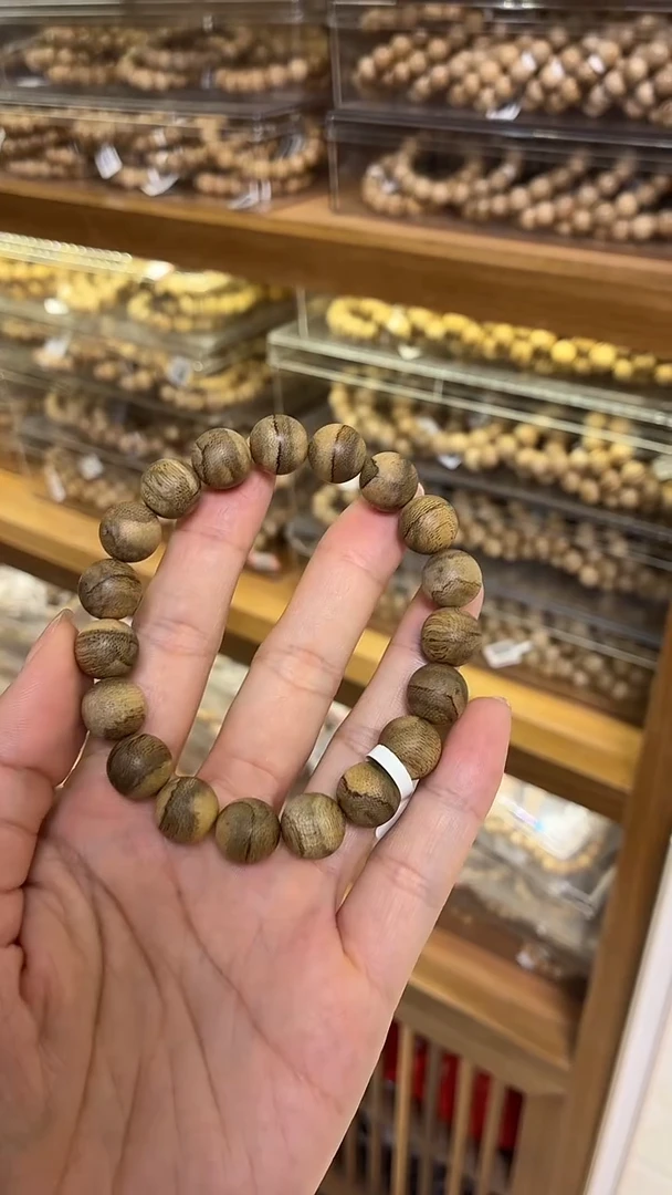 沉香手串达拉干圆珠单圈1.1+多样性发其一