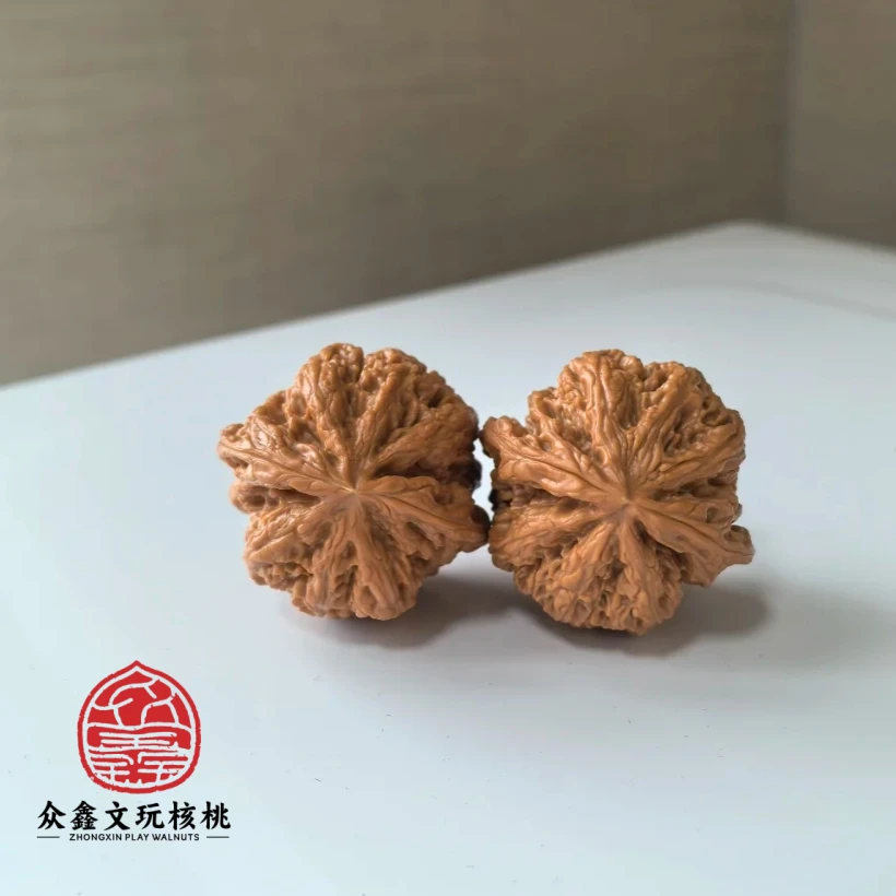 众鑫文玩**25年头茬大粗筋文玩核桃46尺寸（全品）