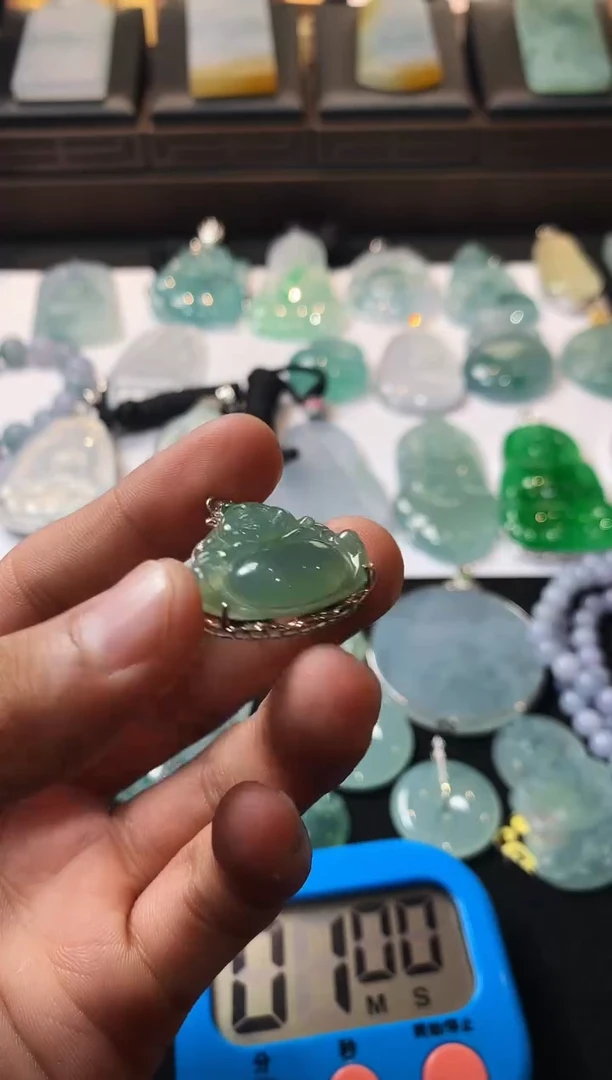 未镶嵌定制翡翠管****️  5022毛货不退不换