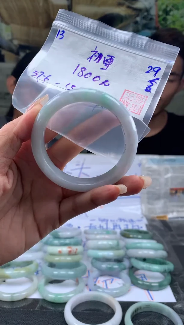 翡翠手镯未镶嵌翡翠手镯 下单联系小耳机#13