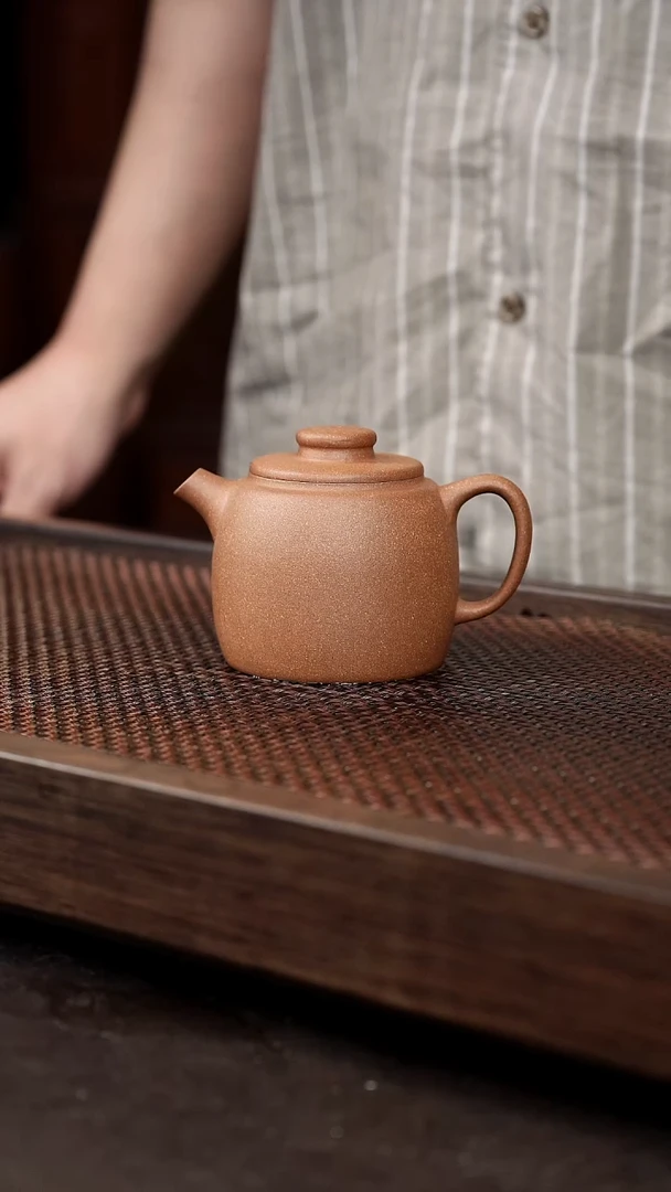 茶壶紫砂老段巨轮