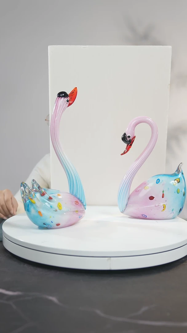 【闪购商品】琉璃手工艺品天鹅