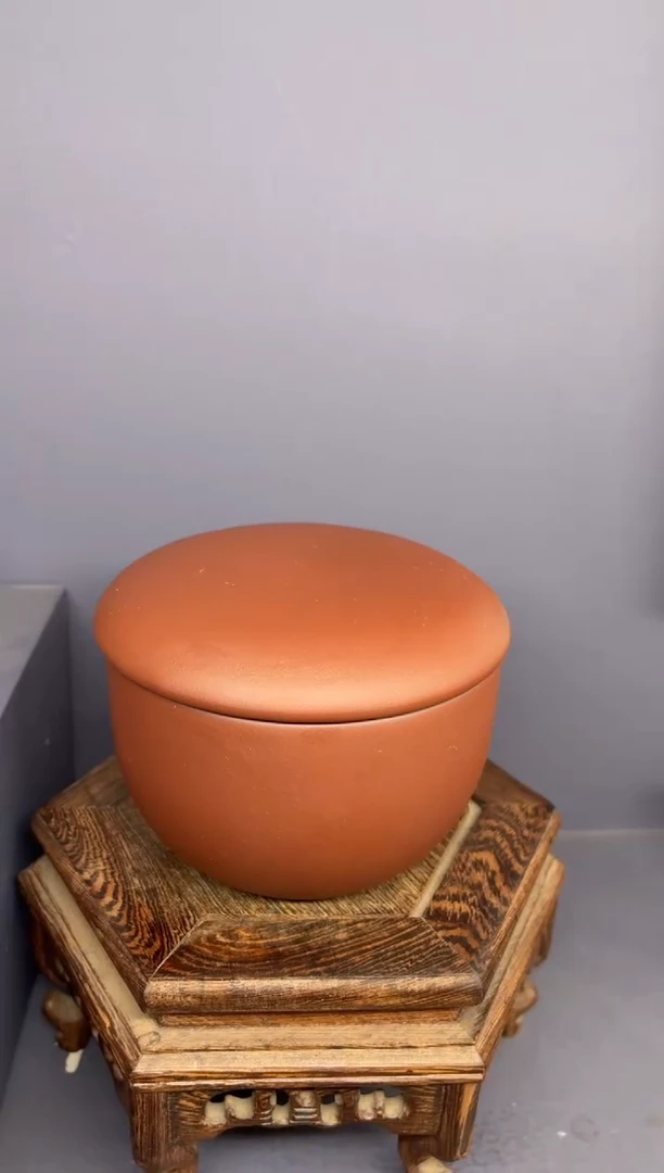 茶壶紫砂底槽清 松果茶叶罐