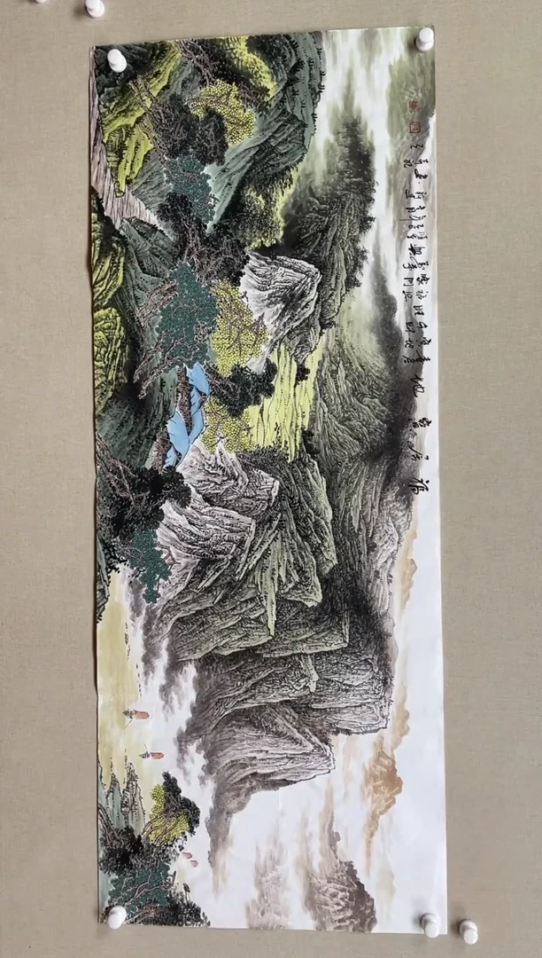 国画180*68 殷新建殷新建殷新建殷新建殷新建