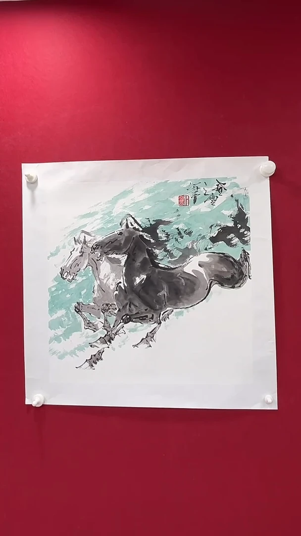 国画卜登云老师三尺斗方