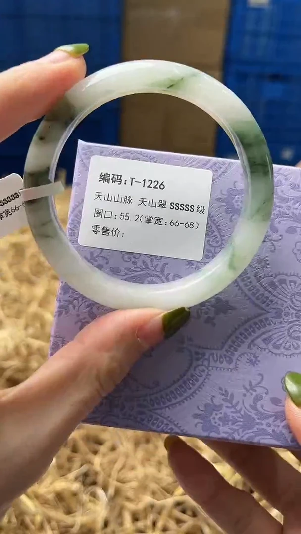 未镶嵌手镯石英质玉T1226