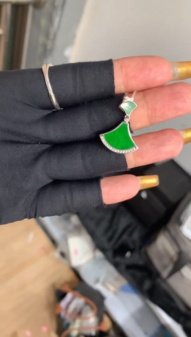 定制翡翠银S925镶嵌43定制翡翠-多样性发货（发其一）