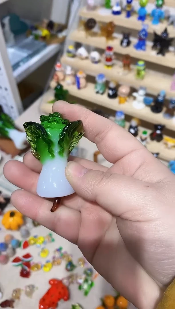 【闪购商品】琉璃手工艺品白菜