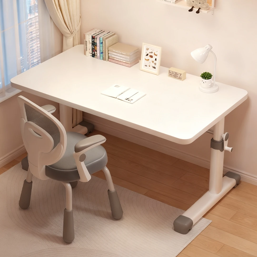 儿童学习桌【可升降】小学生书桌台式家用北欧写字桌简约简易儿童桌