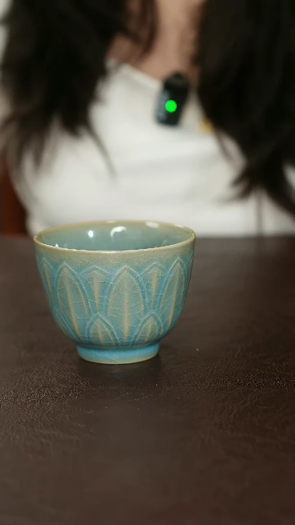 摆件汝宋汝瓷原矿351微瑕