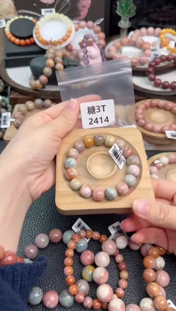 未镶嵌手链石英质玉`***头3T2414