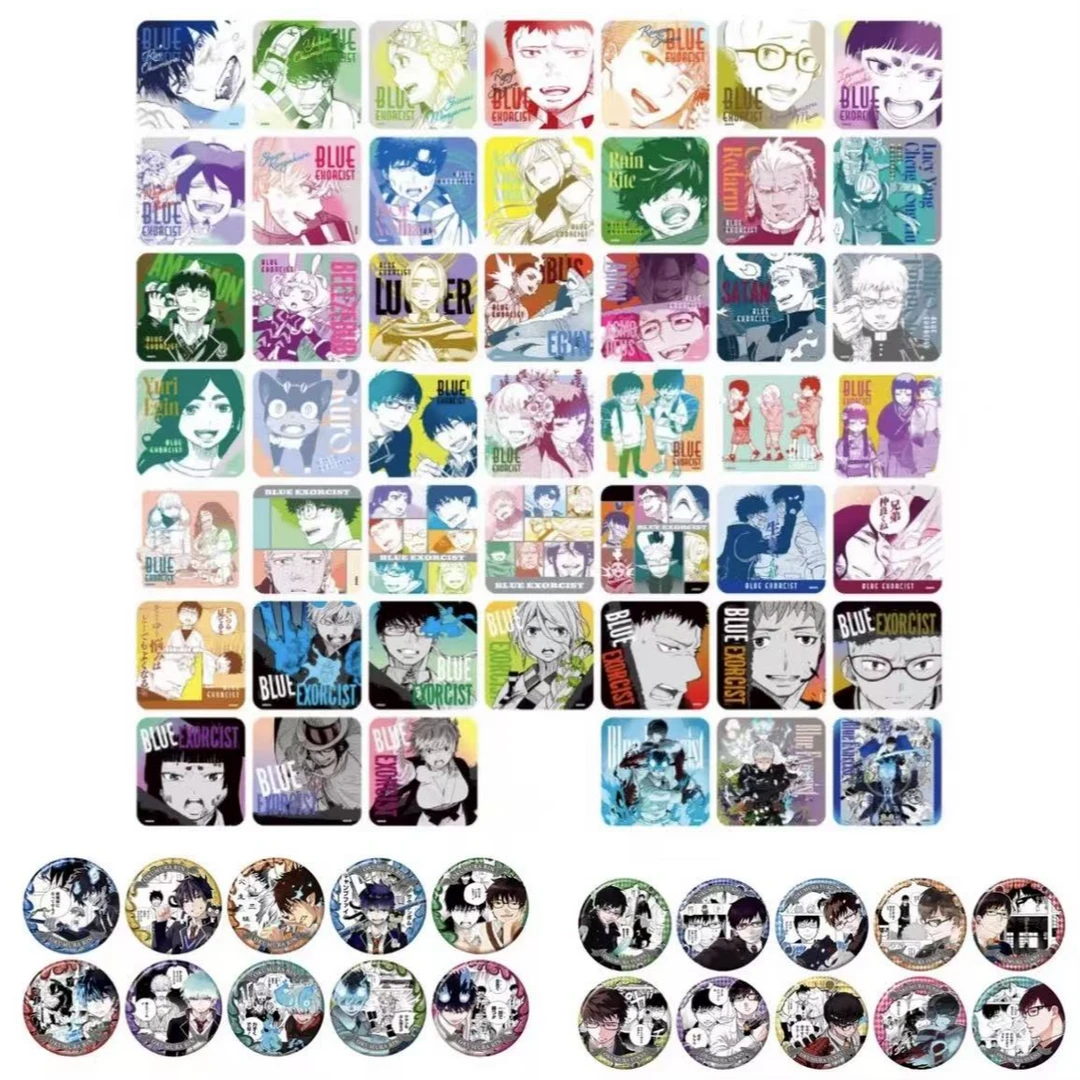 【顺丰包邮】青之驱魔师原画展杯垫个人池吧唧冰箱贴盲盒【代拆】