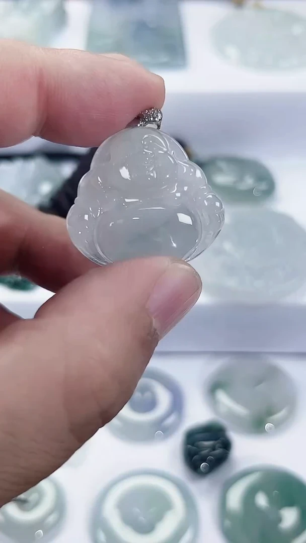 颈饰未镶嵌翡翠天然缅甸A货翡翠