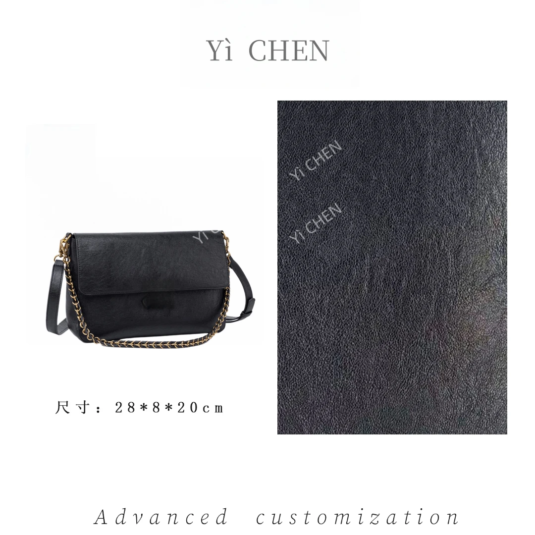 【Yì CHEN】QYX-98076-黑色简约时尚女士新款轻奢单肩斜跨包