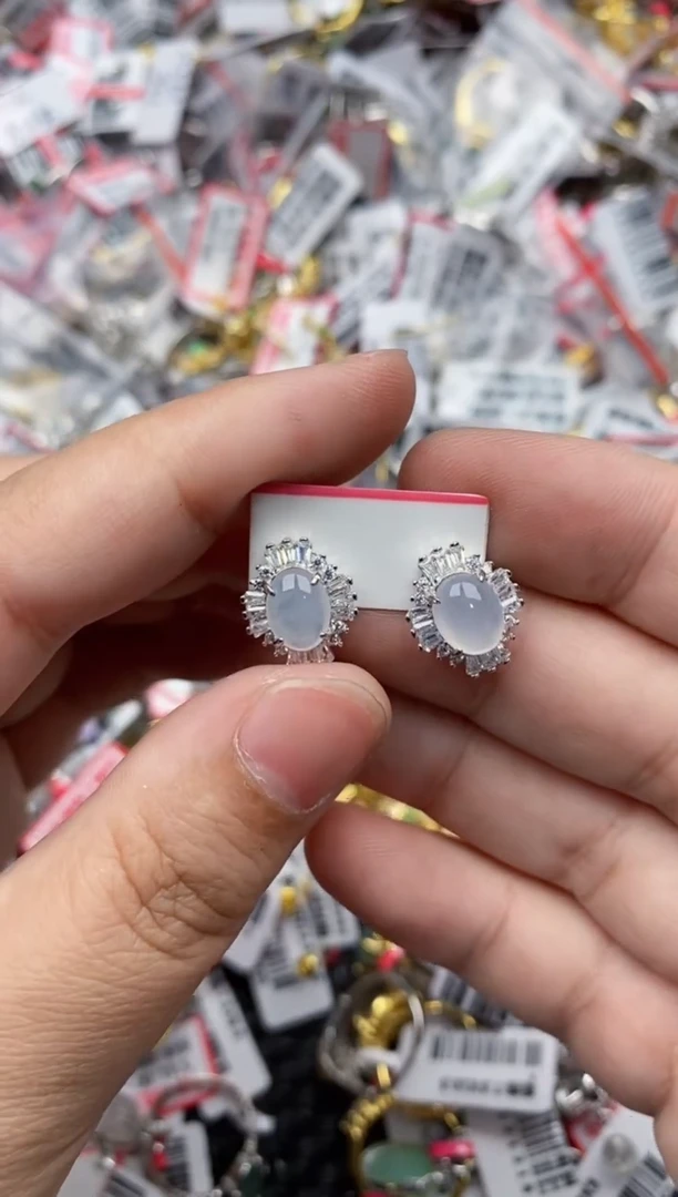 【闪购商品】翡翠戒指银S925镶嵌66666---10