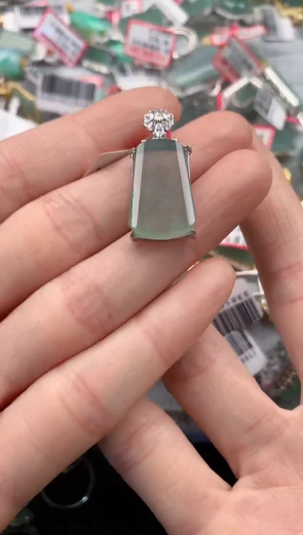 银S925镶嵌戒指翡翠✨****?555   10