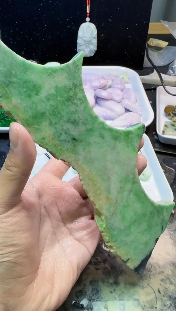 颈饰未镶嵌翡翠用****2078天然A货翡翠