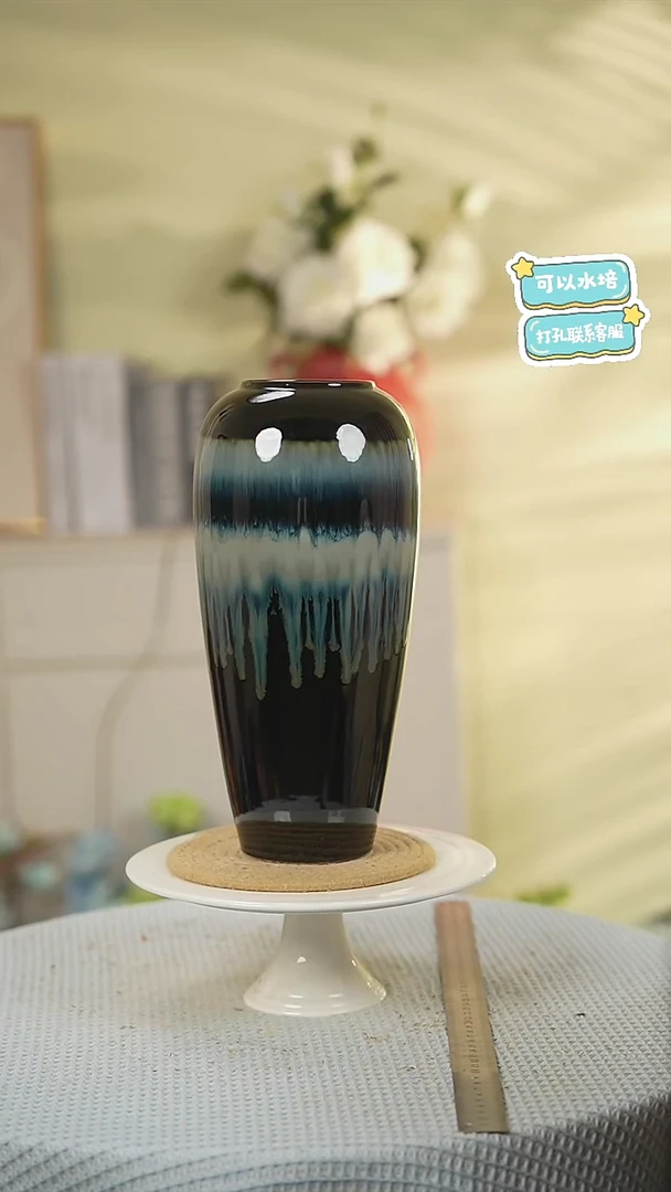 景德镇高温陶瓷花瓶摆件