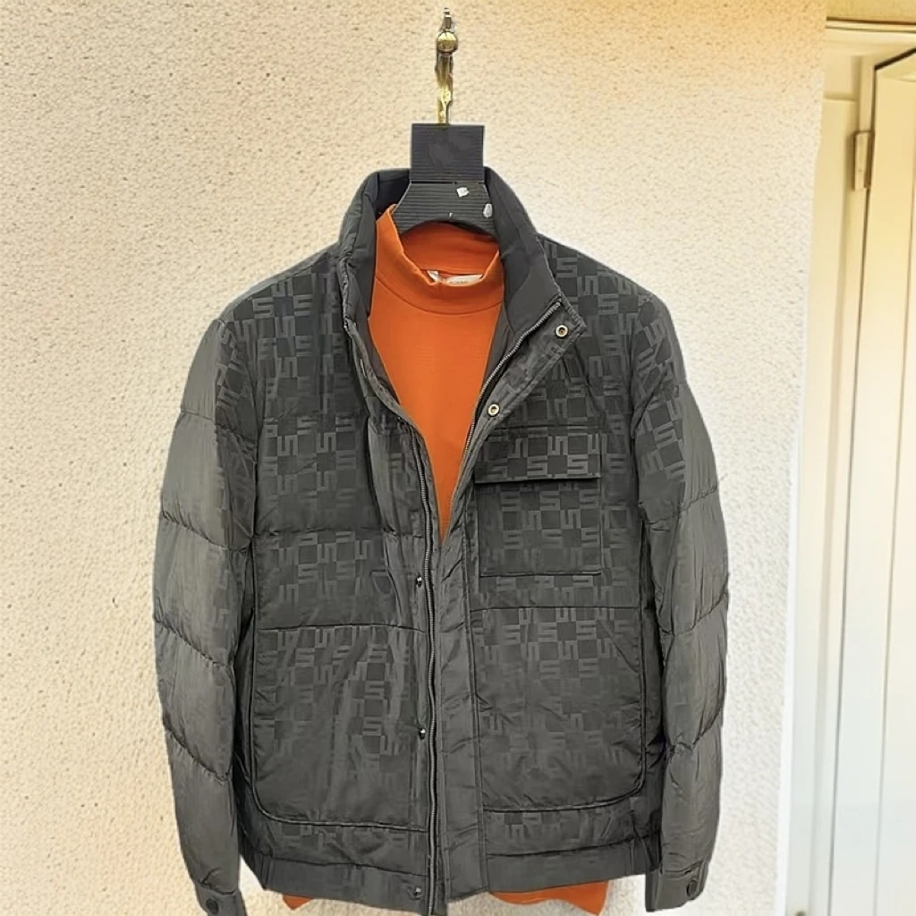 男士秋冬休闲百搭羽绒服  黑色72580