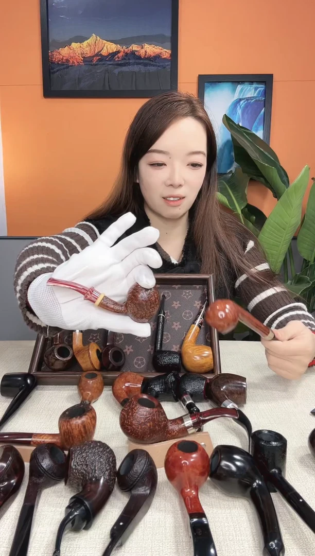 渡***人意大利石楠木烟斗