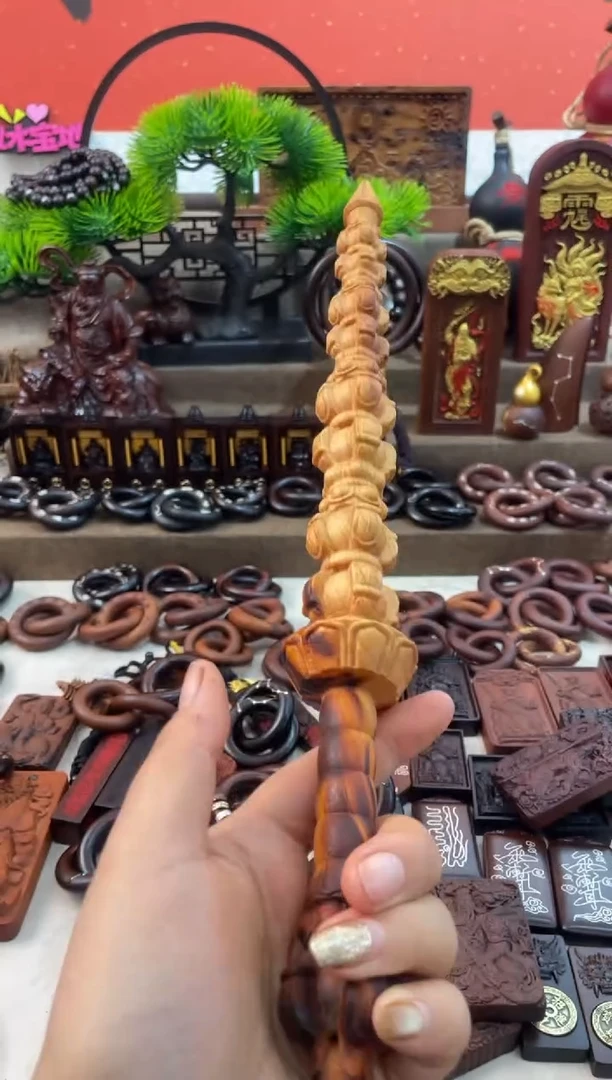 木桃木40公分伏魔杵