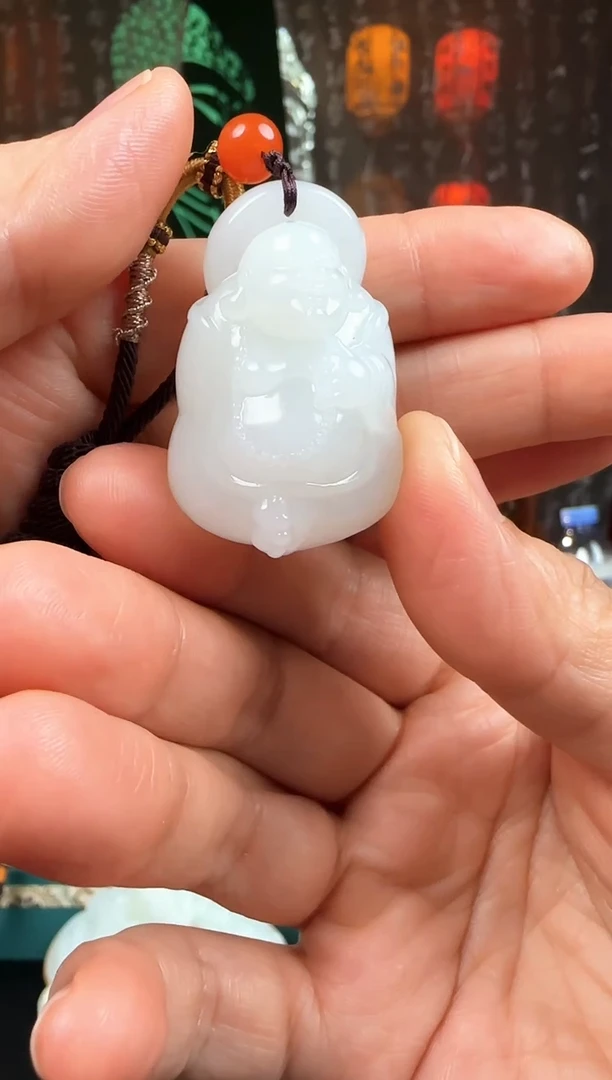 未镶嵌和田玉摆件宝*儿弥勒